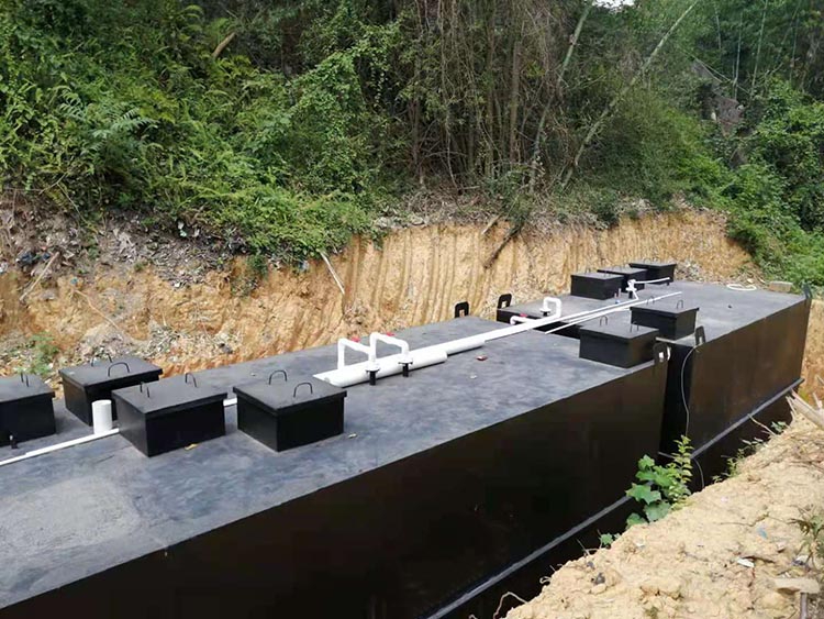 污水處理設備施工現場